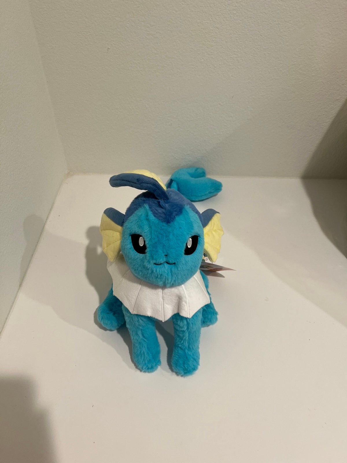 Pokemon Vaporeon Plush Kuta Kuta Tatta M size Takara Tomy