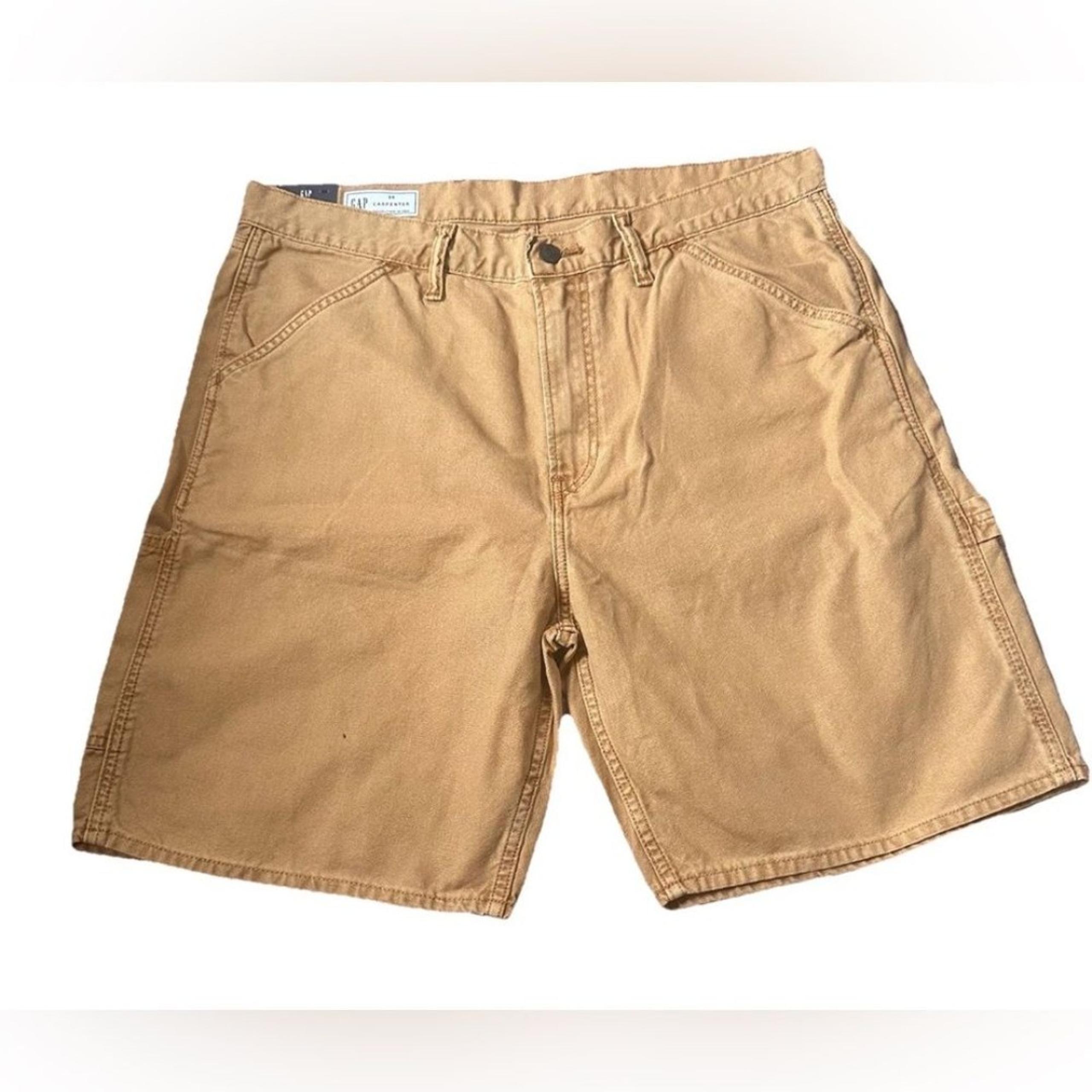 GAP 36 carpenter shorts tan