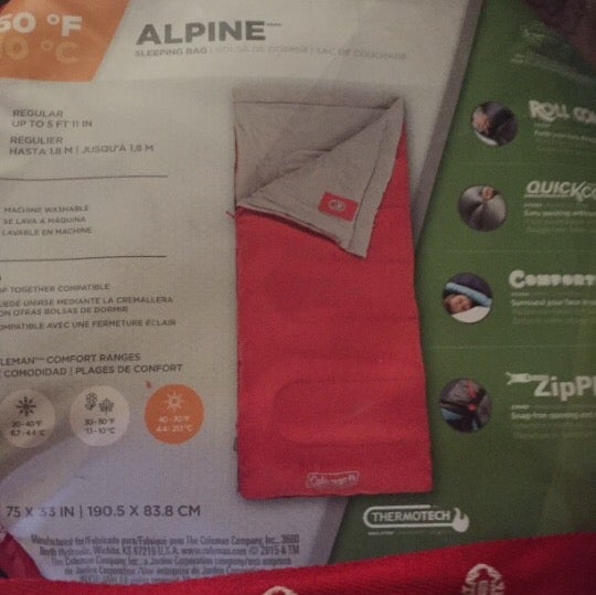 Vintage Coleman Alpine sleeping bag
