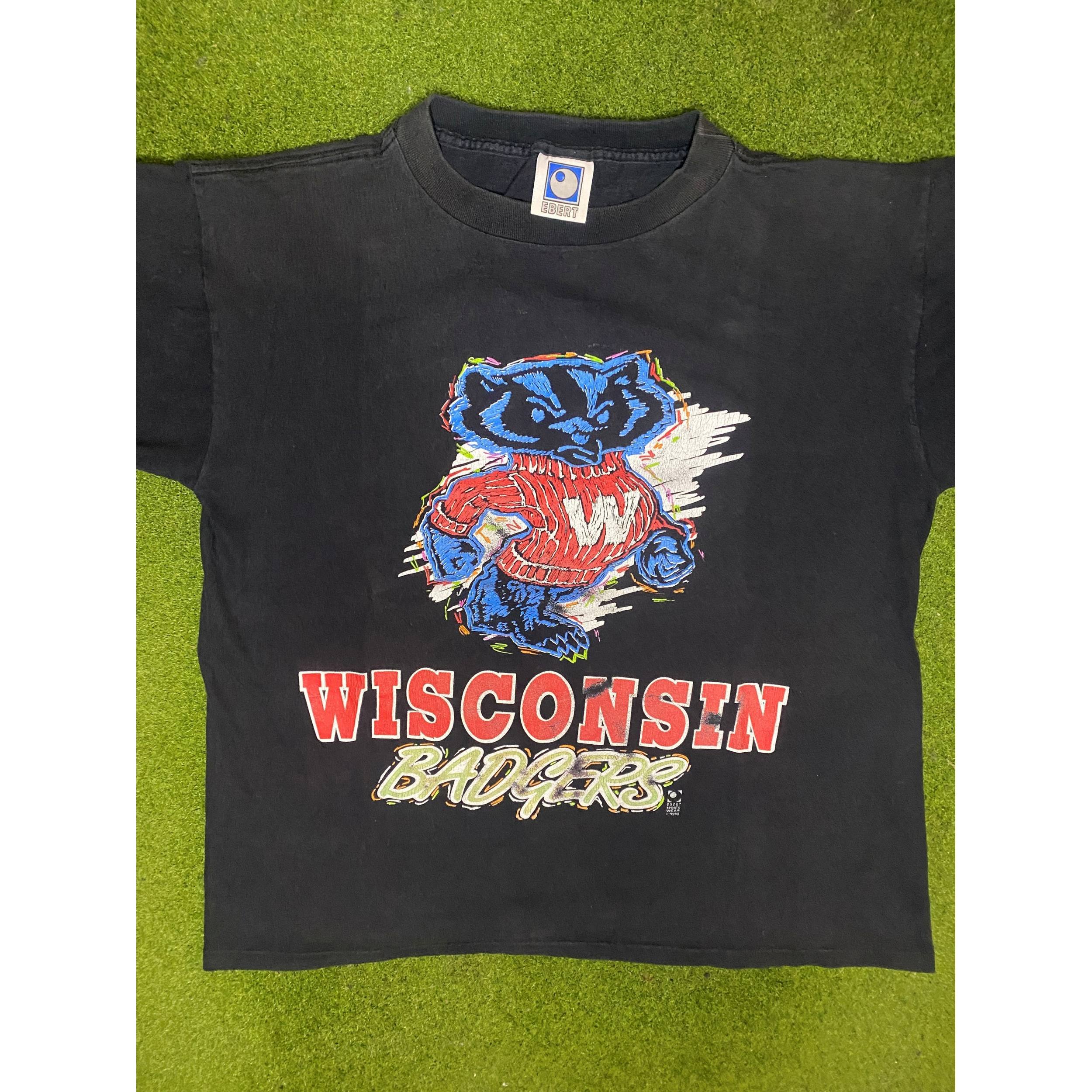 1993 Wisconsin Badgers - Vintage College Tee (Large)
