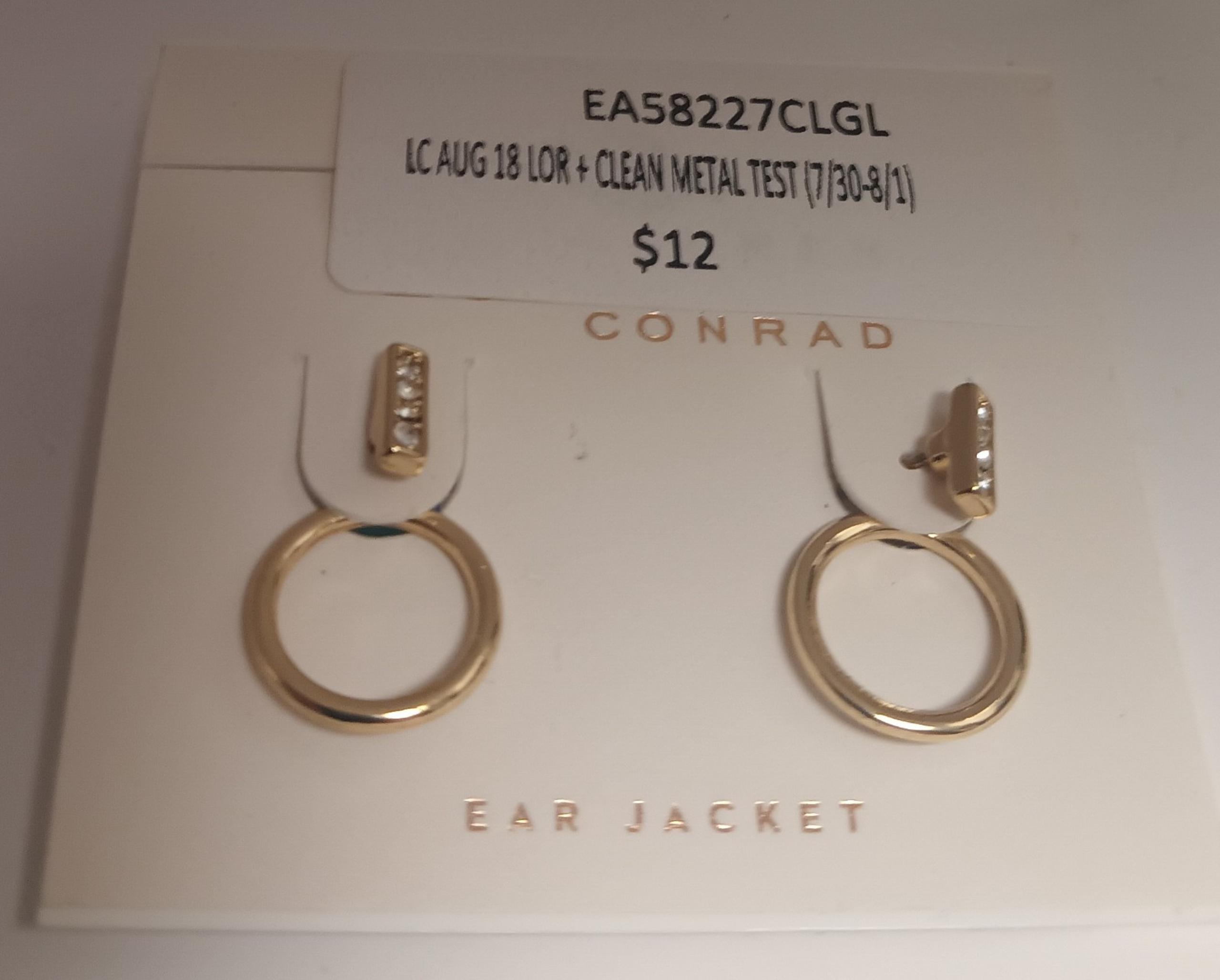LAUREN CONRAD EAR JACKET EARRINGS