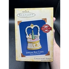 Hallmark Ornament Jewelry Box Carol 2005 4th in series Windup Magic New! -28D