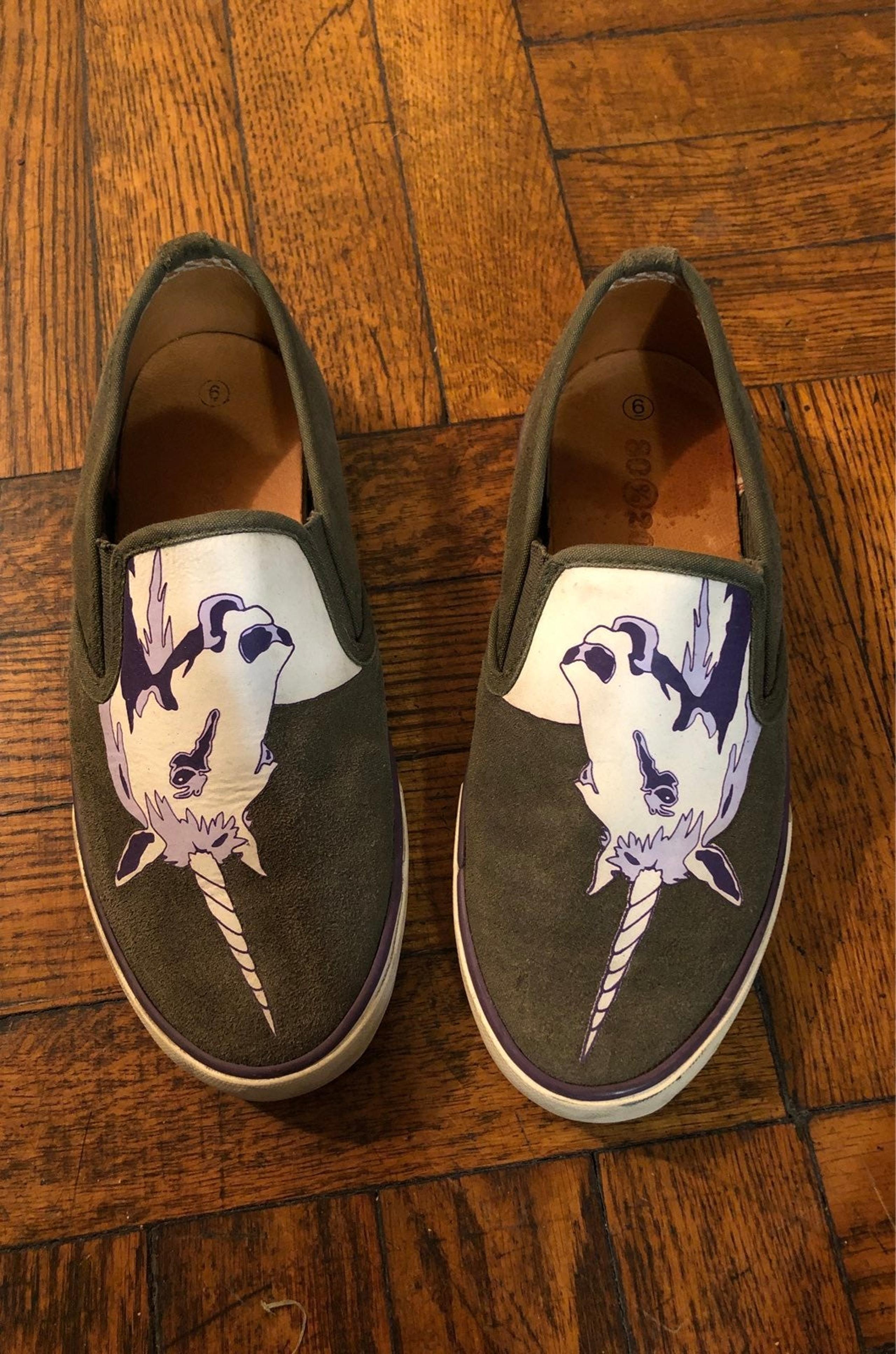 80/20 suede unicorn sneakers