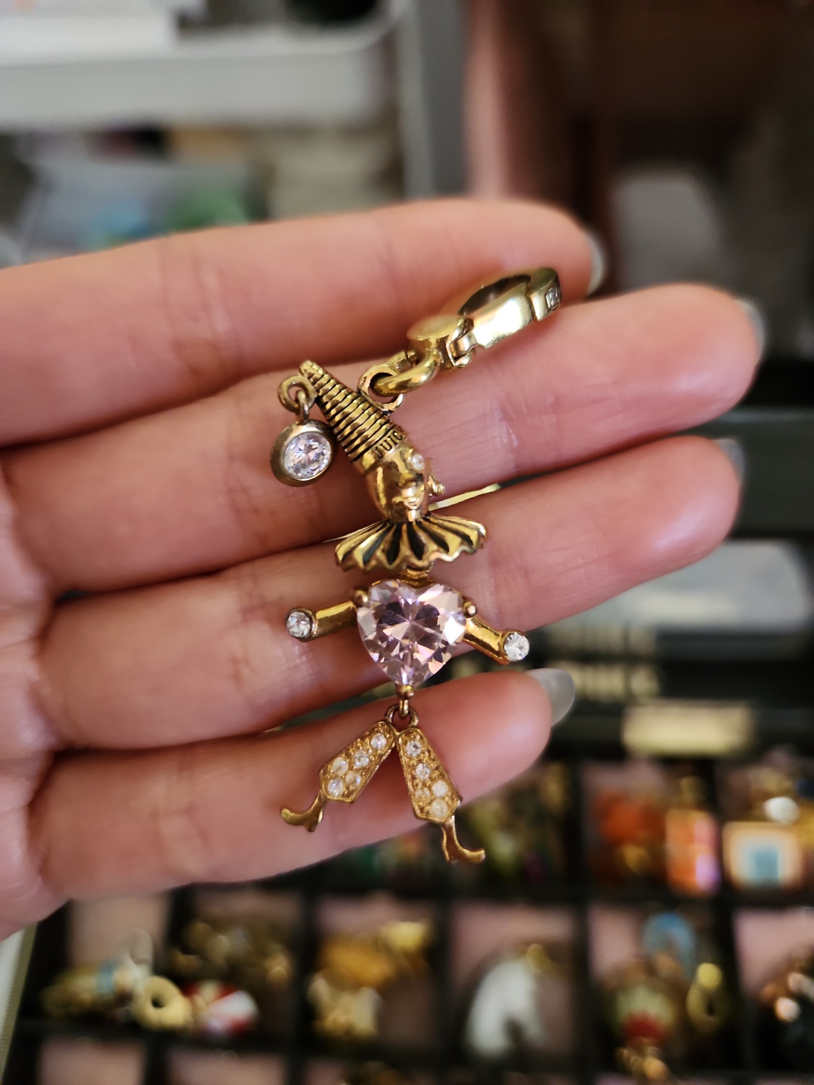 Juicy couture clown charm