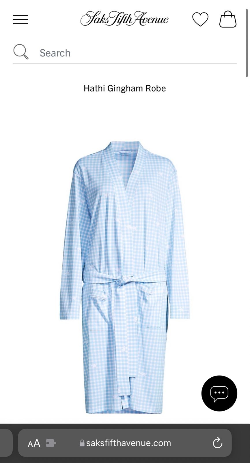 Roller Rabbit robe