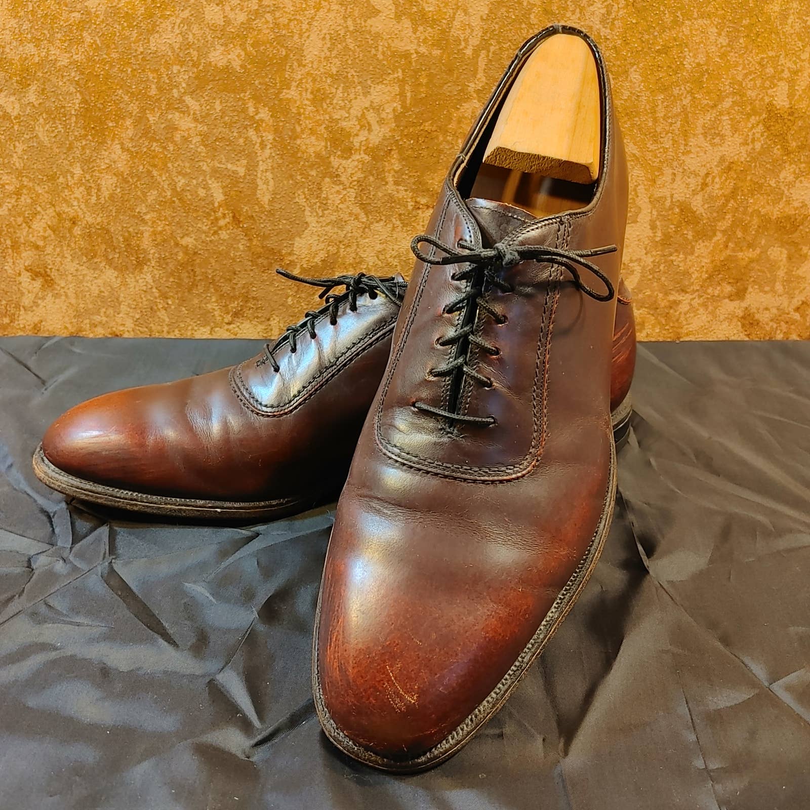 President's pair! Johnston & Murphy Blucher Brown Shoes 10.5 D? Free shipping!