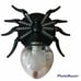 Gothic Industrial Metal Spider light sconce
