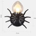 Gothic Industrial Metal Spider light sconce
