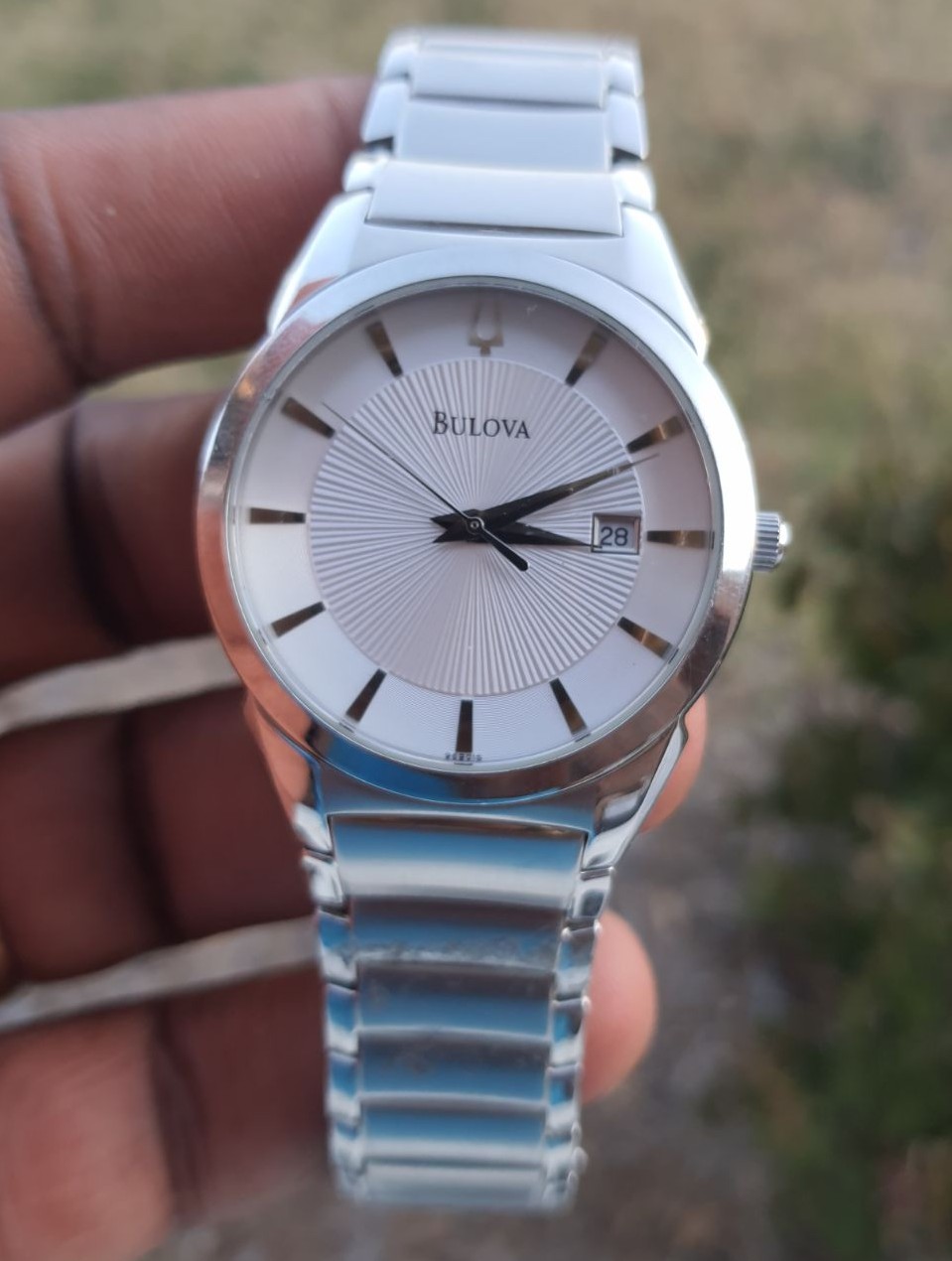 Bulova Men's Quartz Silver-Tone Stainles