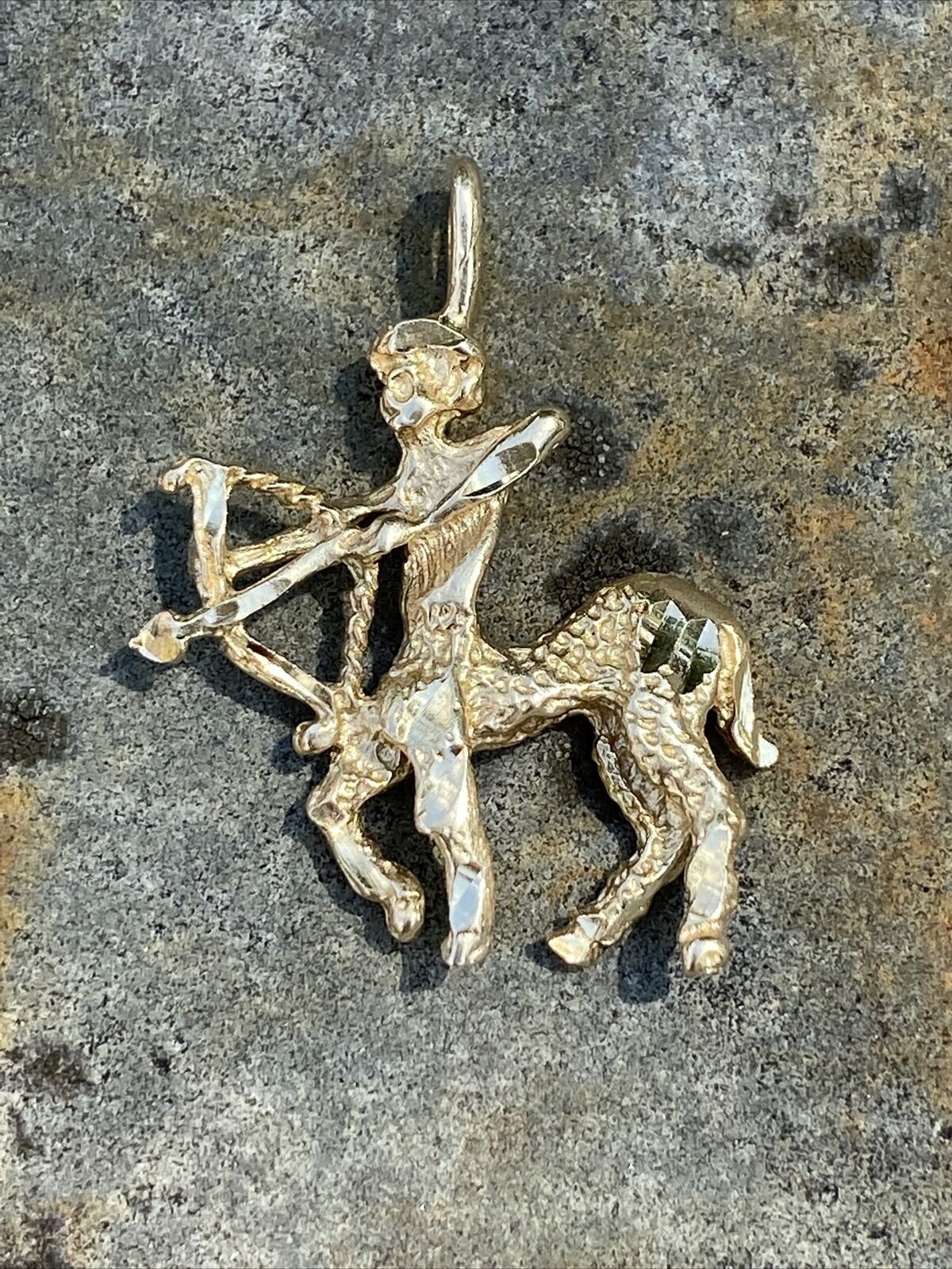 Vintage 14K Yellow Gold Centaur Charm