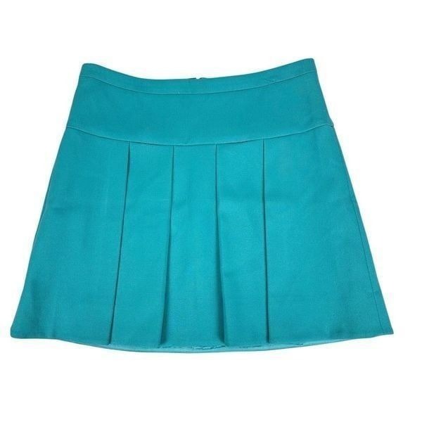 J. Crew Crepe Box-Pleated Skirt size 8 NEW