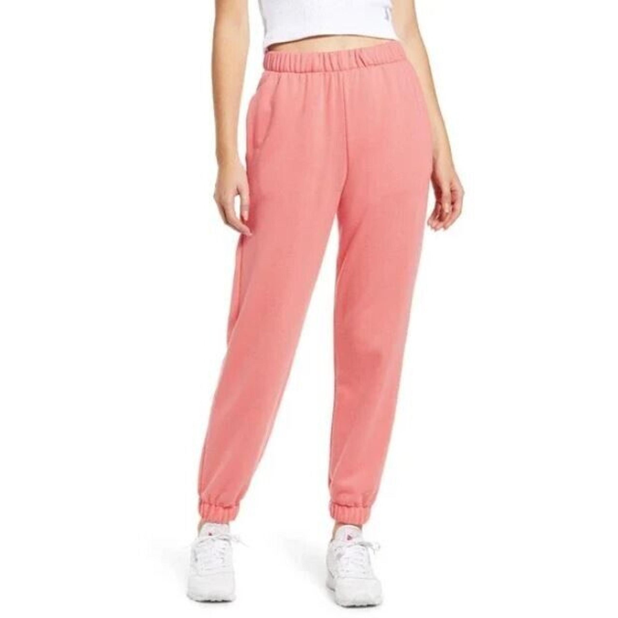 Circle X Women's Elastic Ankle Cozy Jogger Sweatpants in Coral XLarge MSRP $35