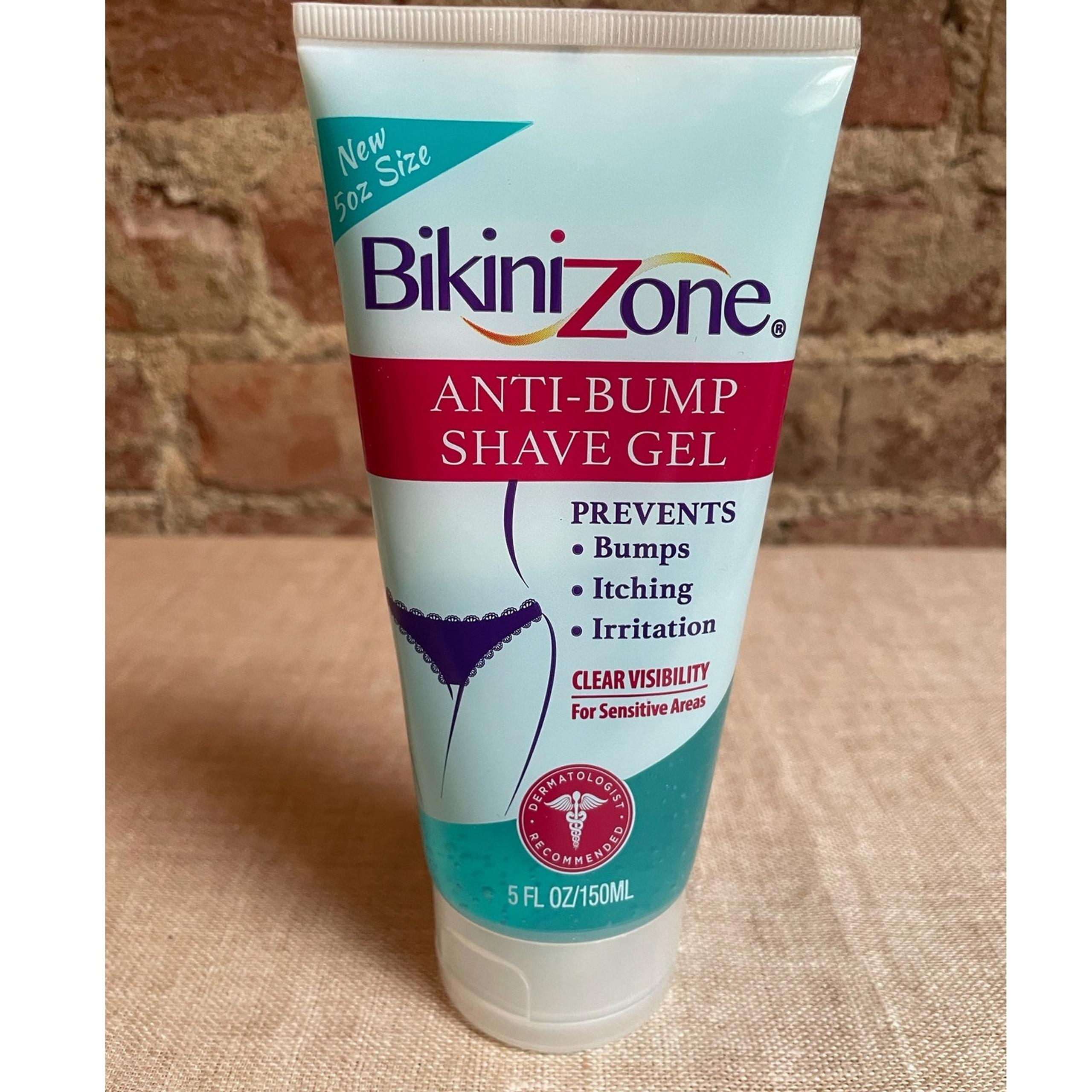 Bikini Zone Shave Gel Anti-Bumps 5 Ounces New