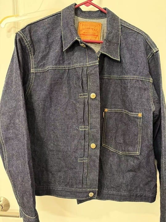 Warehouse S2000XX WWII Model Denim Jacket Deadstock Blue Japan Made Size 40