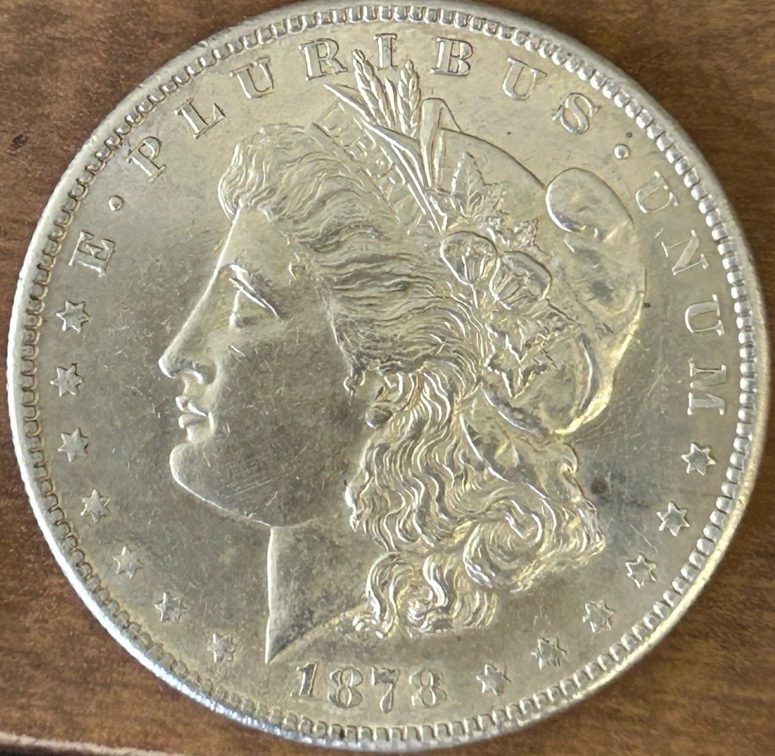 1878 S Morgan Silver Dollar Uncirculated Nice Frosty Coin!