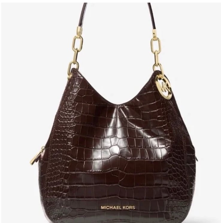 Michael kors croc embossed lillie