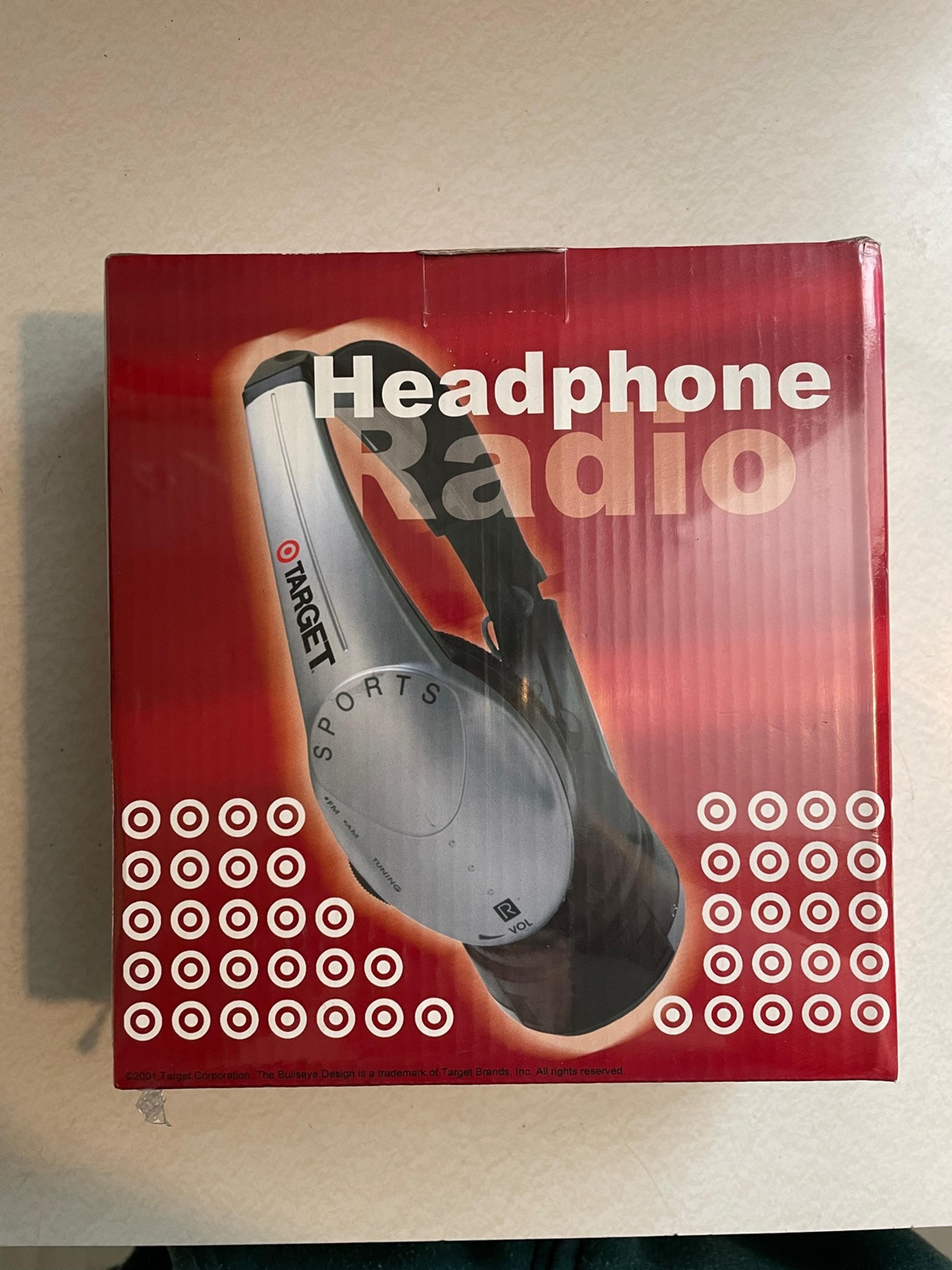 Brand New In Box Target Radio Headphones Headset from 2001