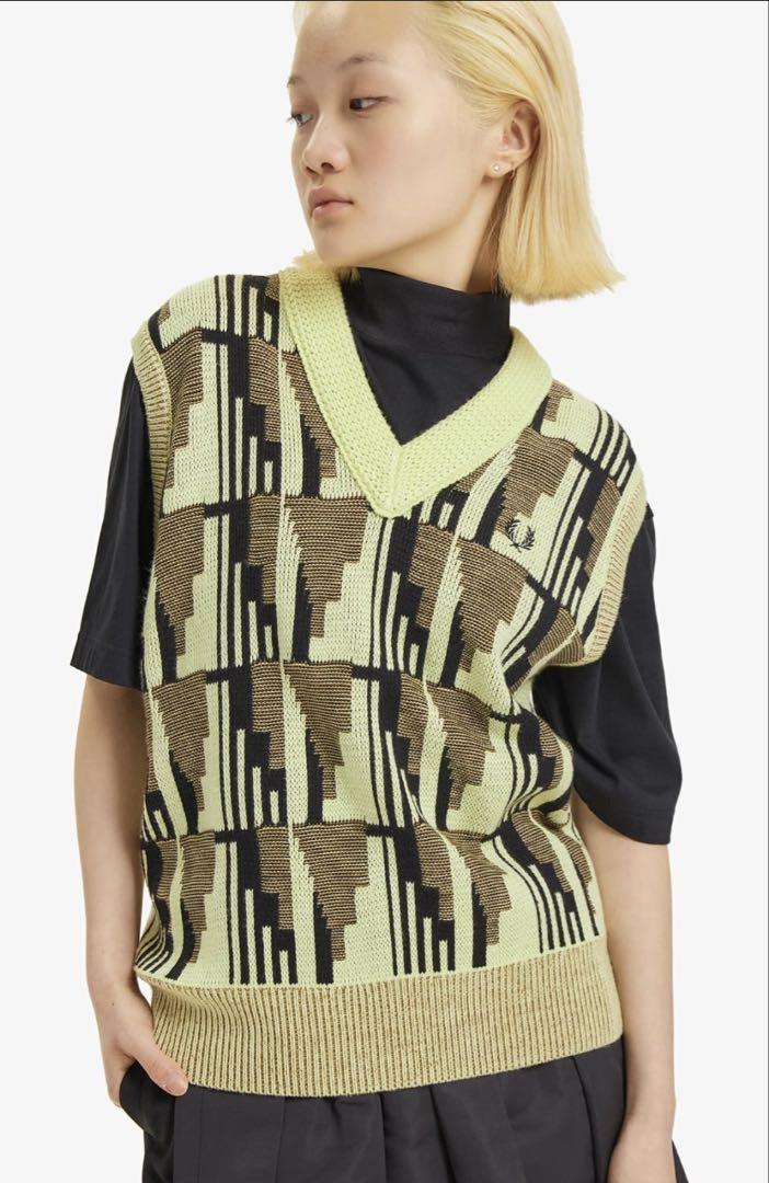 高速 割引 2025 西日本 Condition Excellent FRED Tank Knitted Jacquard / PERRY トップス