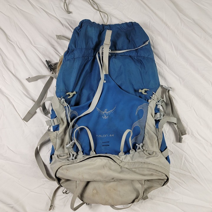 Osprey Talon 44 Airscape Blue Backpack Hiking Outdoor Gear Camping Trails