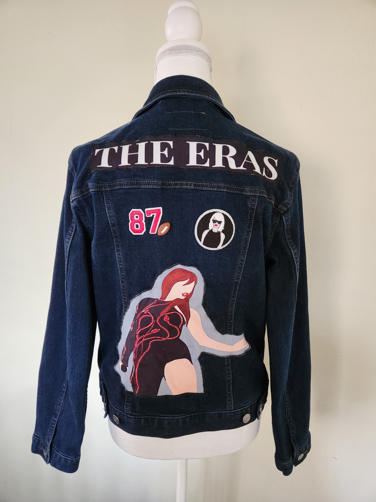 Taylor Swift themed denim jacket