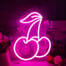 8 Ball Cherries Neon Sign, 3D Printed LED Cherry Neon Signs for Wall Decor