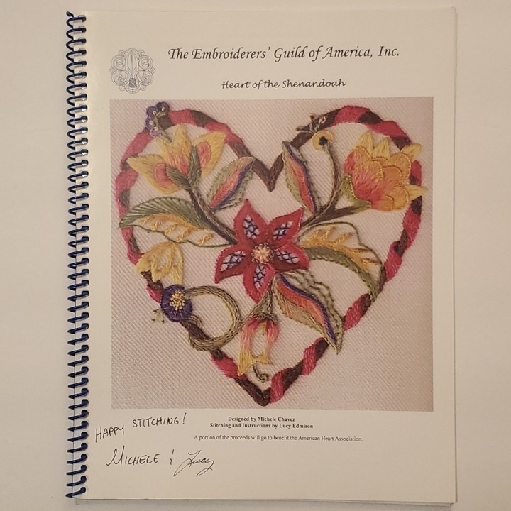 Heart of the Shenandoah Embroidery pattern SIGNED Michele Chavez Lucy Edmison