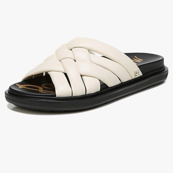 Sam Edelman Vaugn Sport Sandal Leather Modern Ivory Comfort Women's size 11