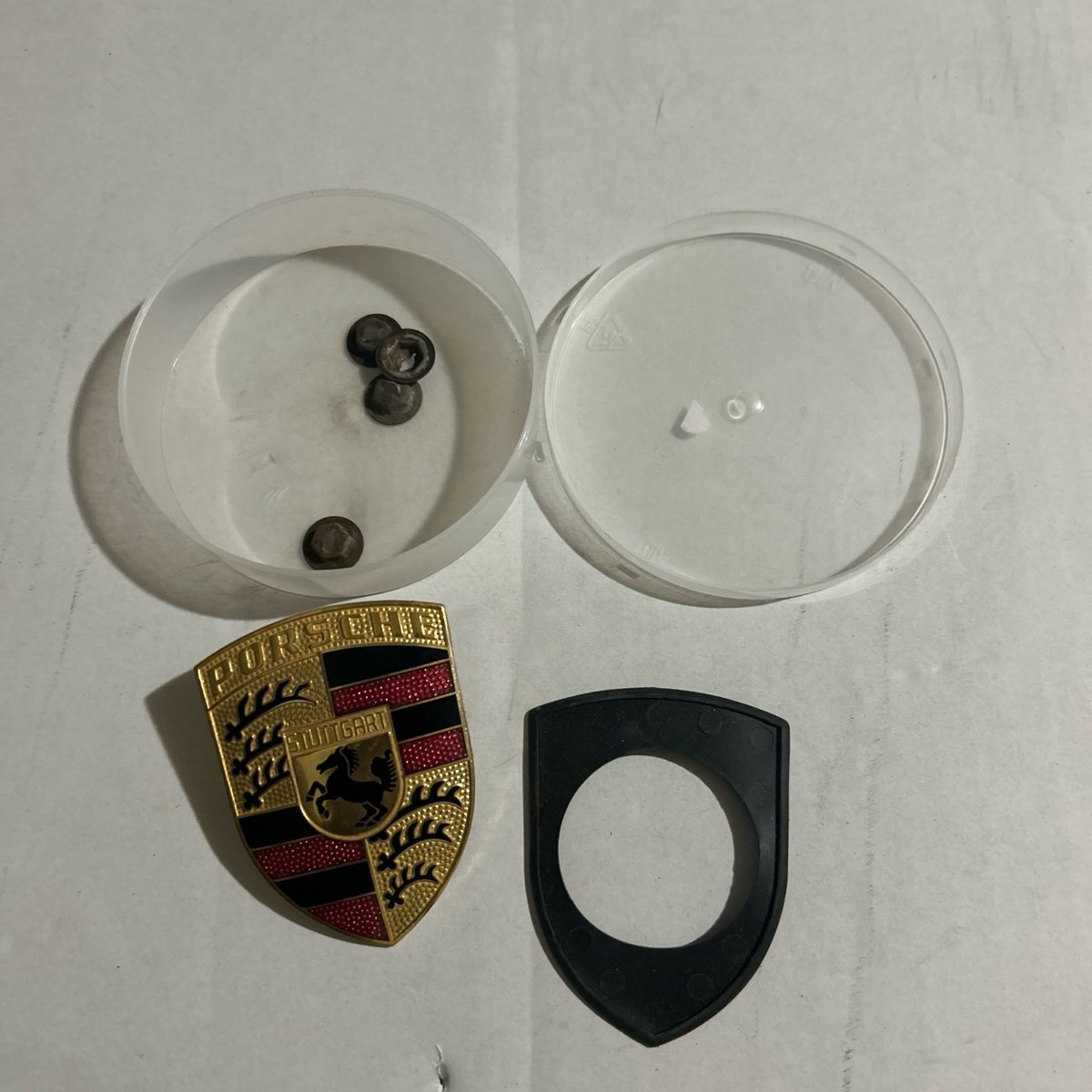 OEM PORSCHE Front Hood Emblem Badge Crest # 90155921020