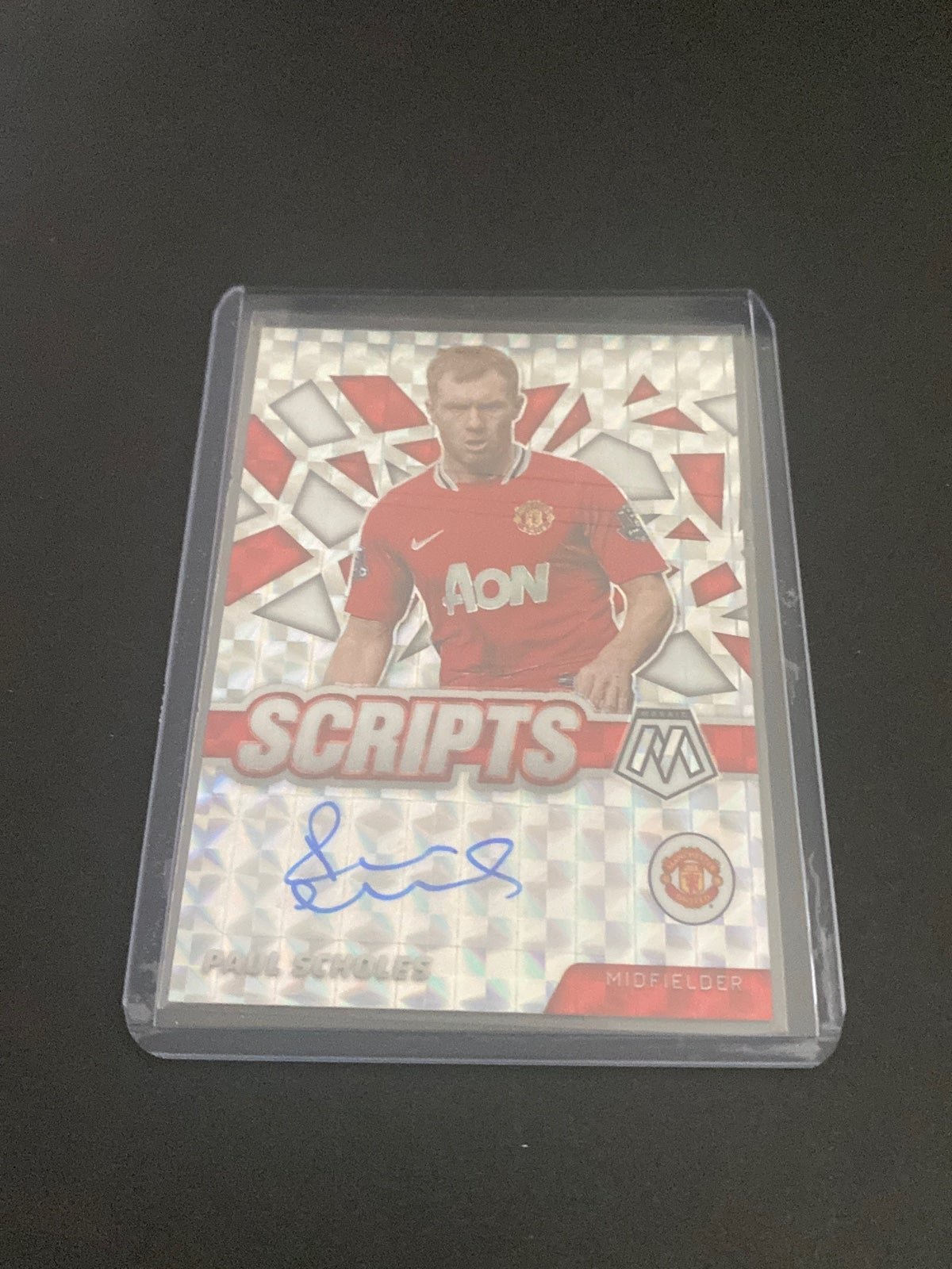 Paul Scholes Mosaic Prizm Auto