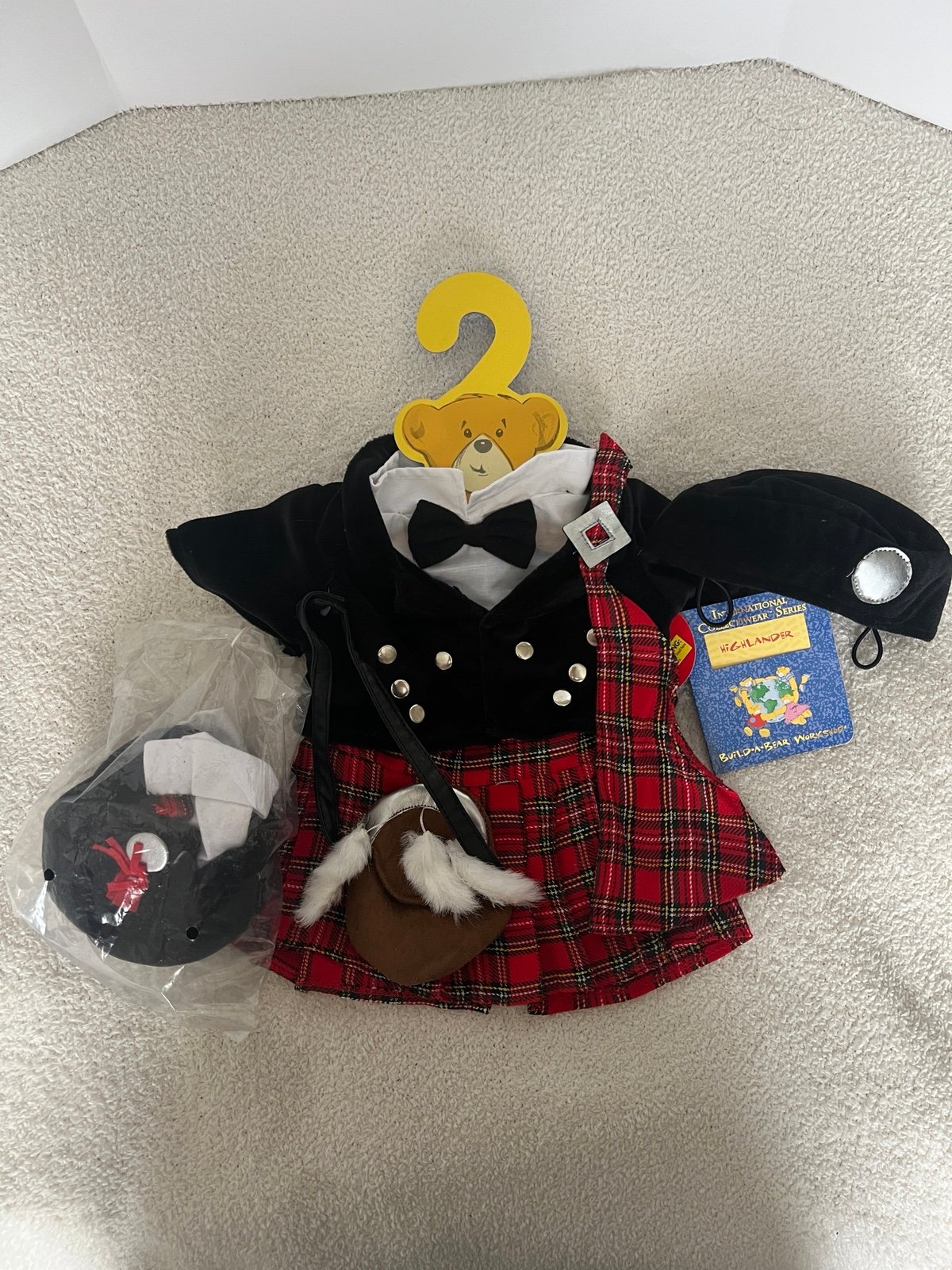Build A Bear Highlander - International Collectiwear! RARE!