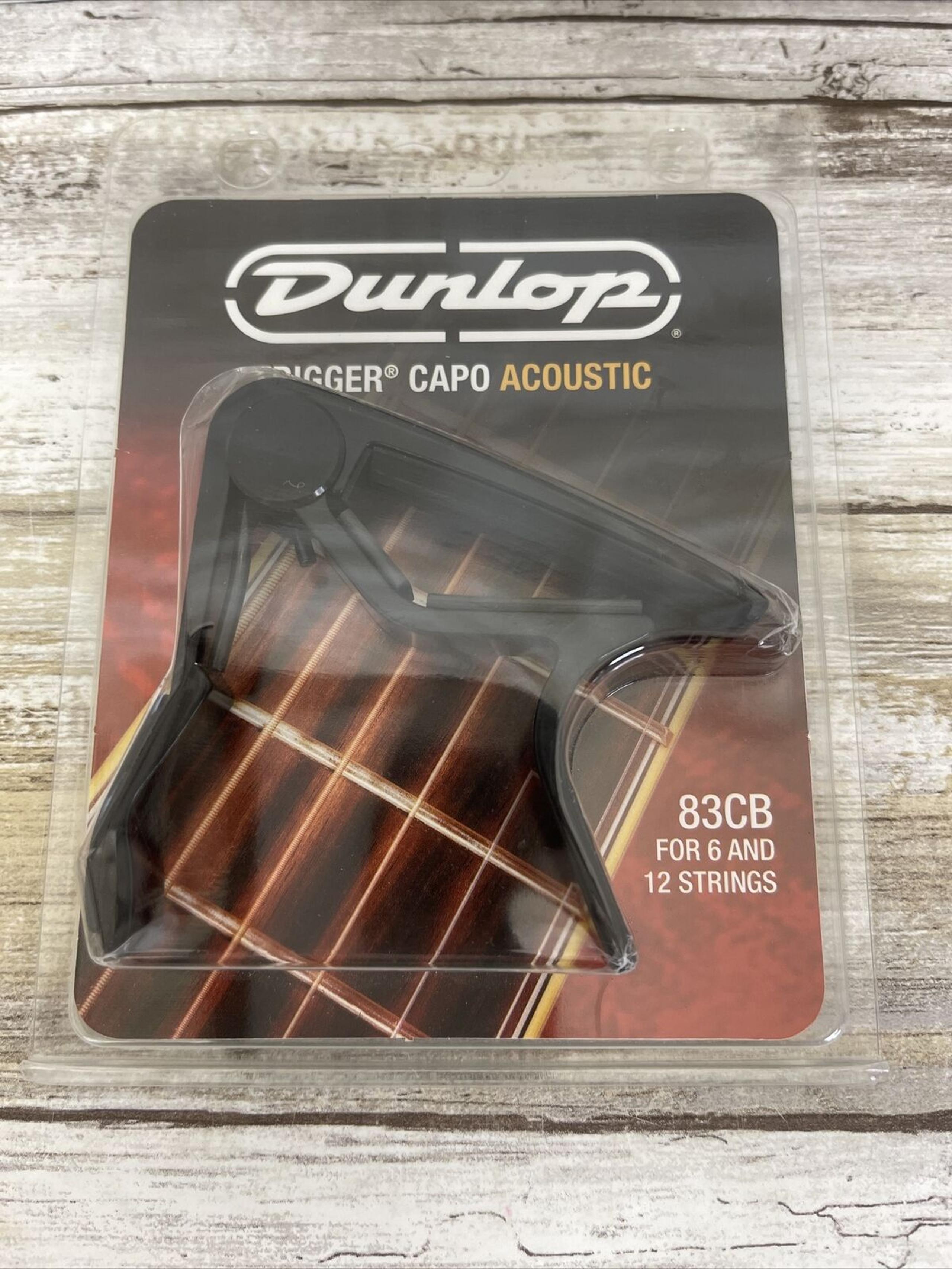 Dunlop Trigger Capo Acoustic - Black 83CB