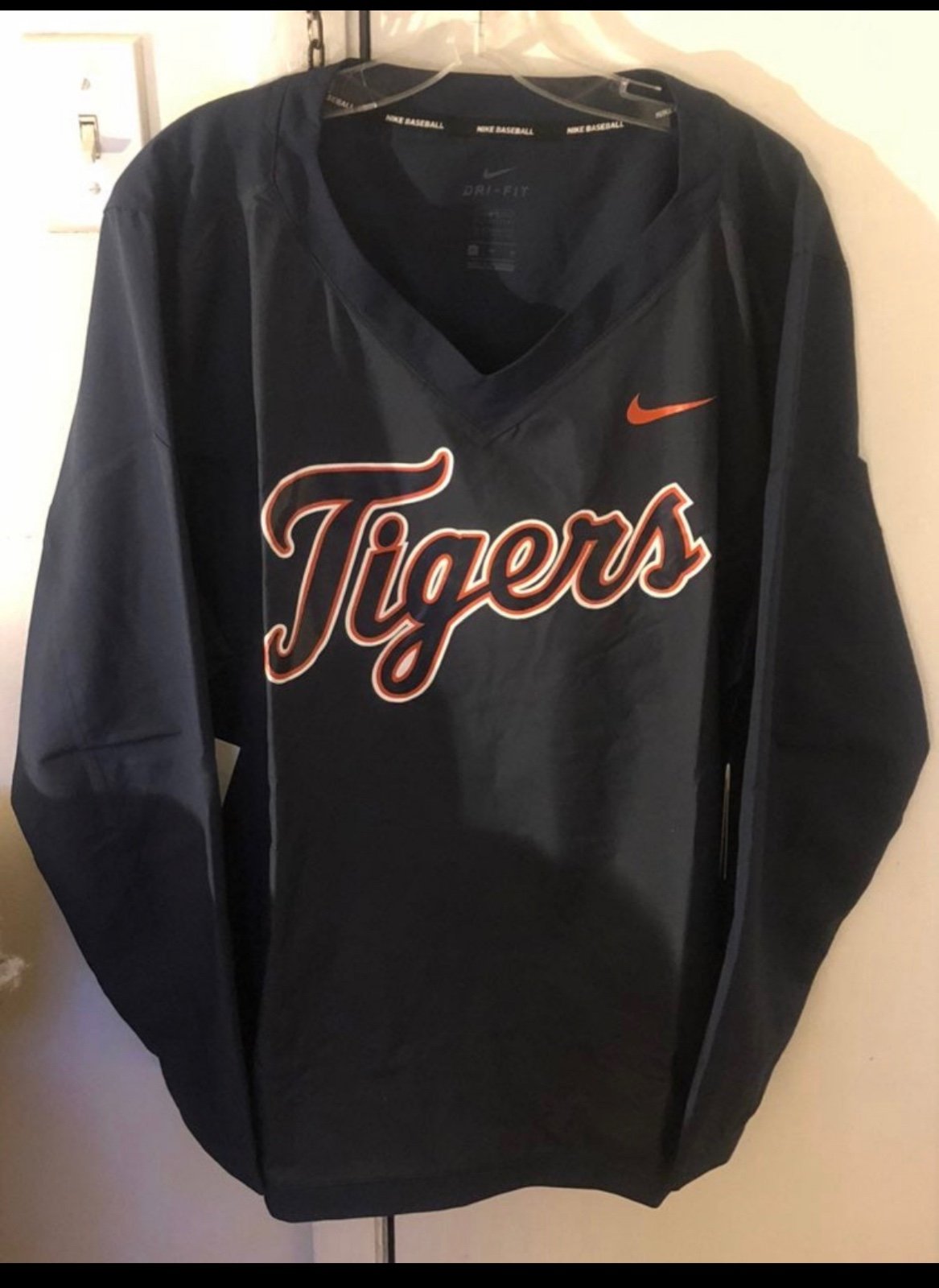 Detroit Tigers nike men’s MLB windshield jacket XL