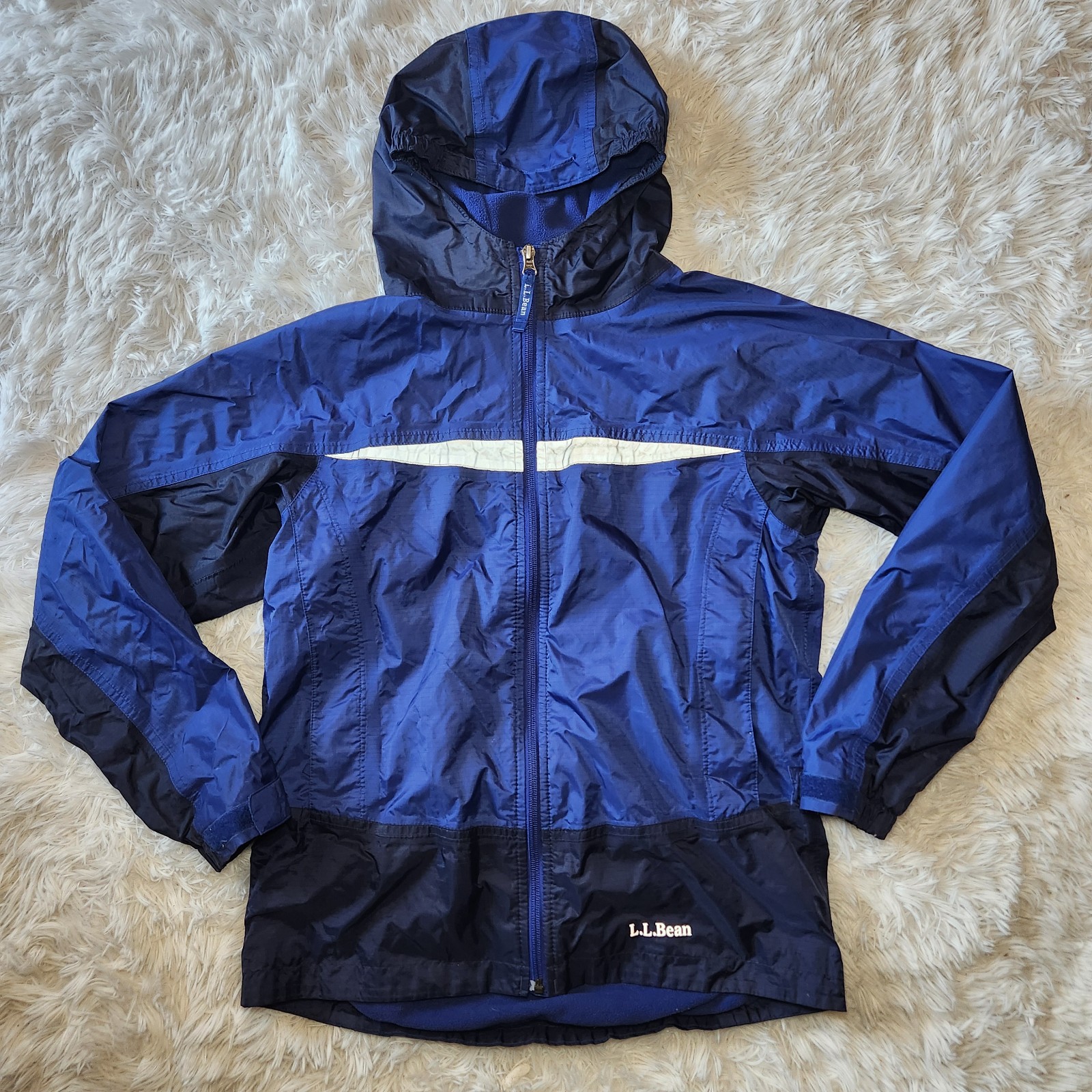 LL Bean Wind and Rain Jacket Youth Large