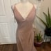 Mayqueen glitter woven fabric dresss blush pink size 14