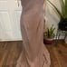 Mayqueen glitter woven fabric dresss blush pink size 14