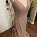 Mayqueen glitter woven fabric dresss blush pink size 14