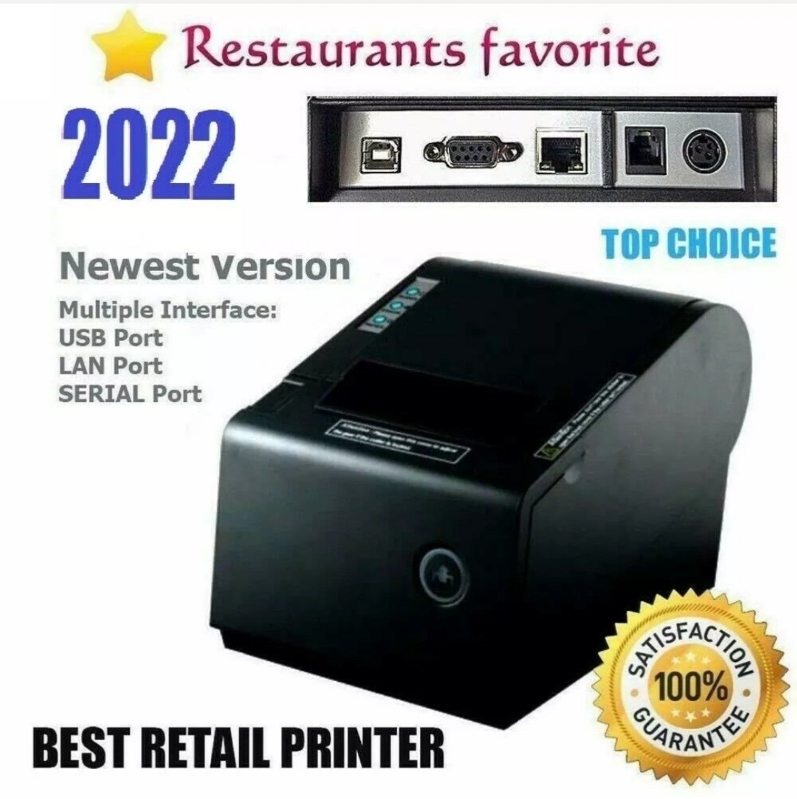 PBM GP-80250 (PBM P-822D) THERMAL RECEIPT USB+Serial+IP (3 in 1)PRINTER