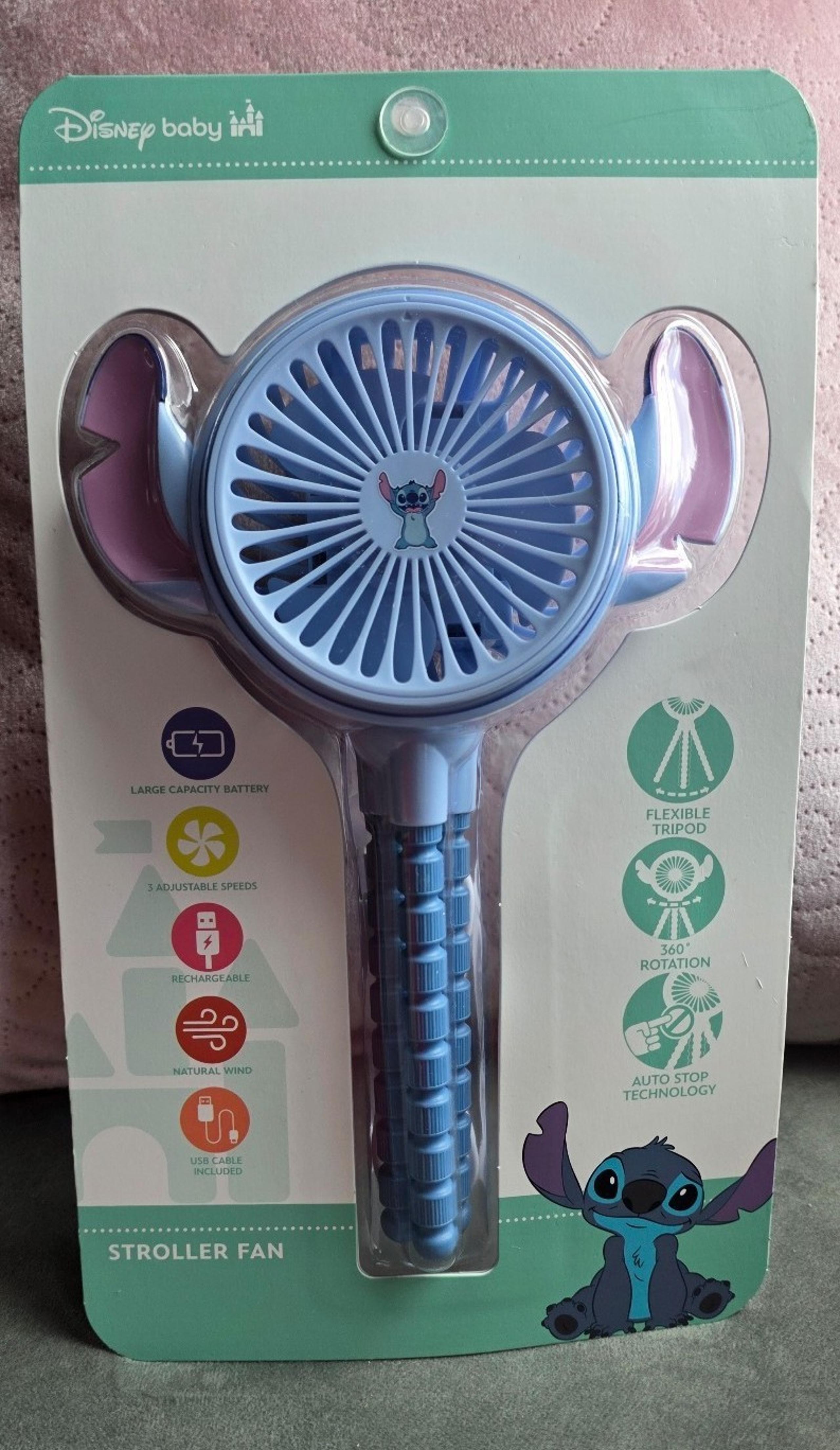 Disney Baby Stitch Stroller Fan