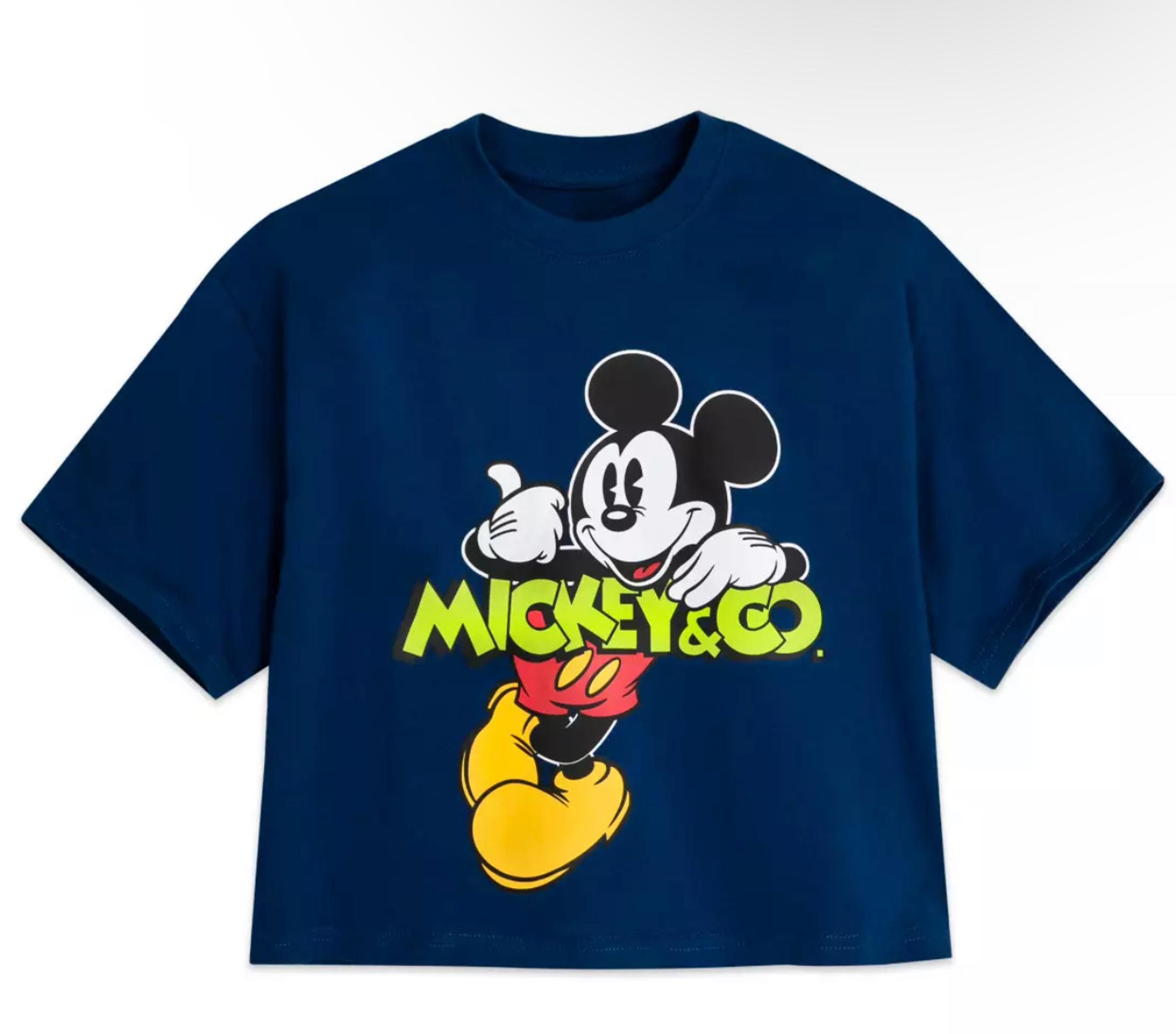 Disney’s Mickey Mouse T-Shirt for Women – Mickey & Co. – Navy NWOT