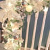 18 ft Christmas garland with ornate ornaments white silver decorated