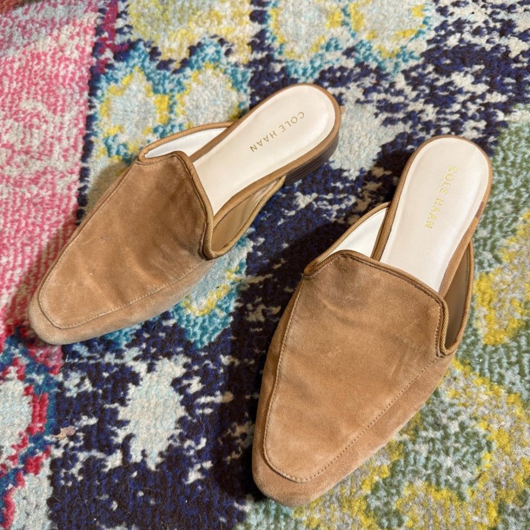 Cole Haan Women’s Tan Suede Loafers 6.5B