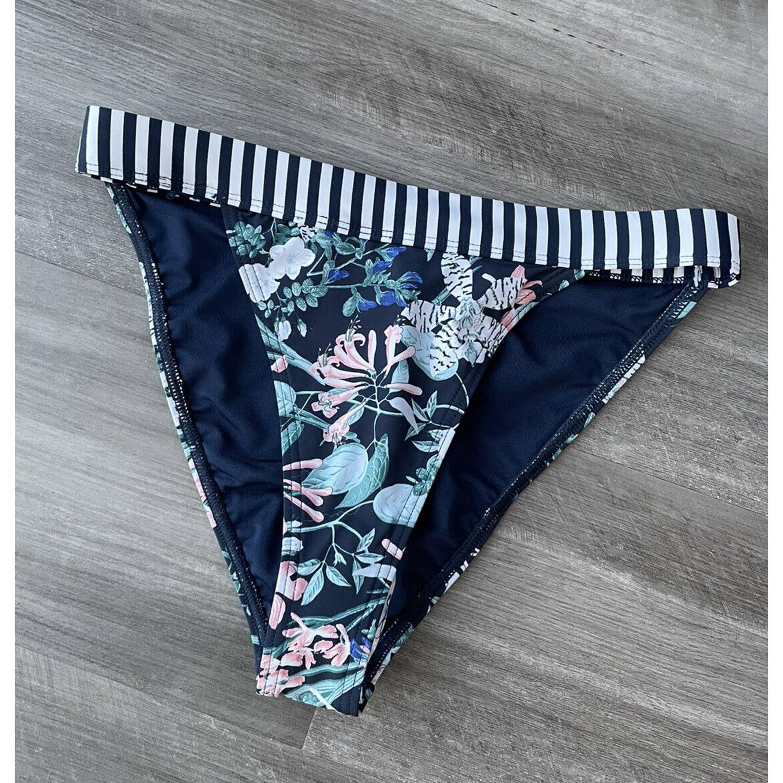 Tart Collections High Cut Floral Riley Bikini Bottoms Cheeky M NWT