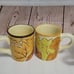 Vintage Starbucks Handpainted Fall Leaves Large Mugs 20 oz. - Set of 4