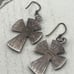 Vintage Mexico Sterling Silver 925 TM-212 Cross Earrings