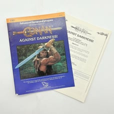 Conan Against Darkness CB2 Dungeons And Dragons Game Adventure Module TSR 1984