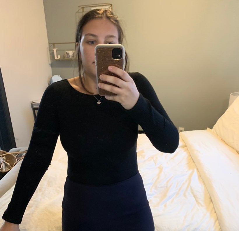 Reformation longsleeve body suit