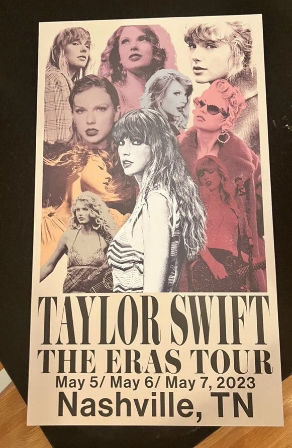 ミュージシャン Taylor Swift 2023 The Eras Tour poster 一部予約！】 The Swift Taylor Eras Tour Eras The Poster