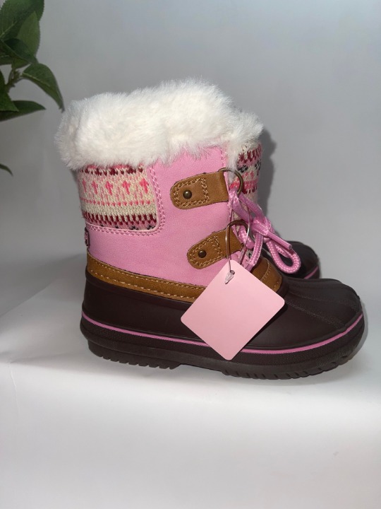 LONDON FOG GIRLS SNOW BOOTS FAUX FUR INSIDE NEW WITH TAGS NO BOX