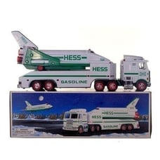 Vintage 1999 Hess Toy Truck and Space Shuttle With Satellite - NEW IN BOX!