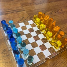 SunnyLife lucite chess set